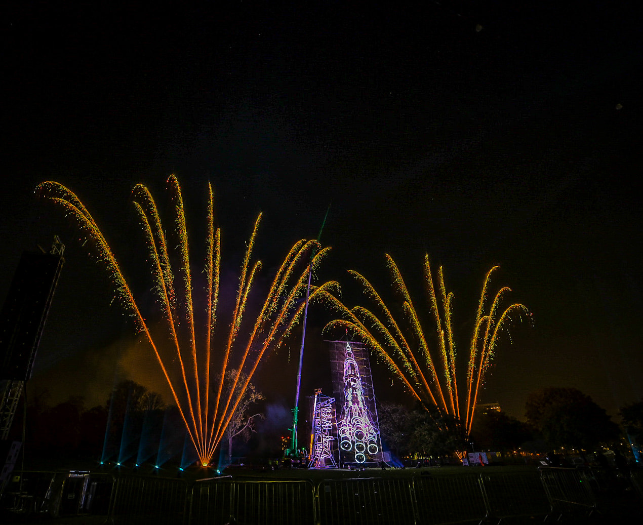 Two Fireworks
